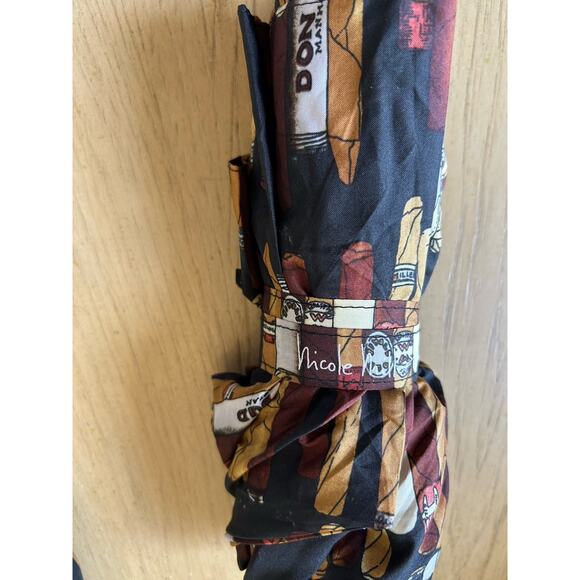 Y2K Umbrella CIGARS Smoking graphic print Golfing Rain Summer retro rare rain - Picture 4 of 8